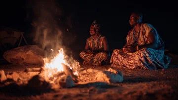 San Storytelling Ghanzi Botswana — Botswana Reise — Travel Buddies