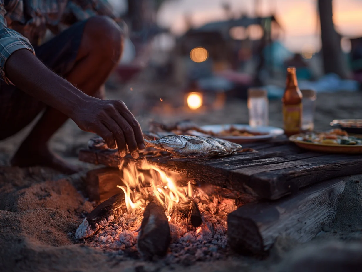 Seafood Dinner Mirissa Sri Lanka — Sri Lanka Reise — Travel Buddies