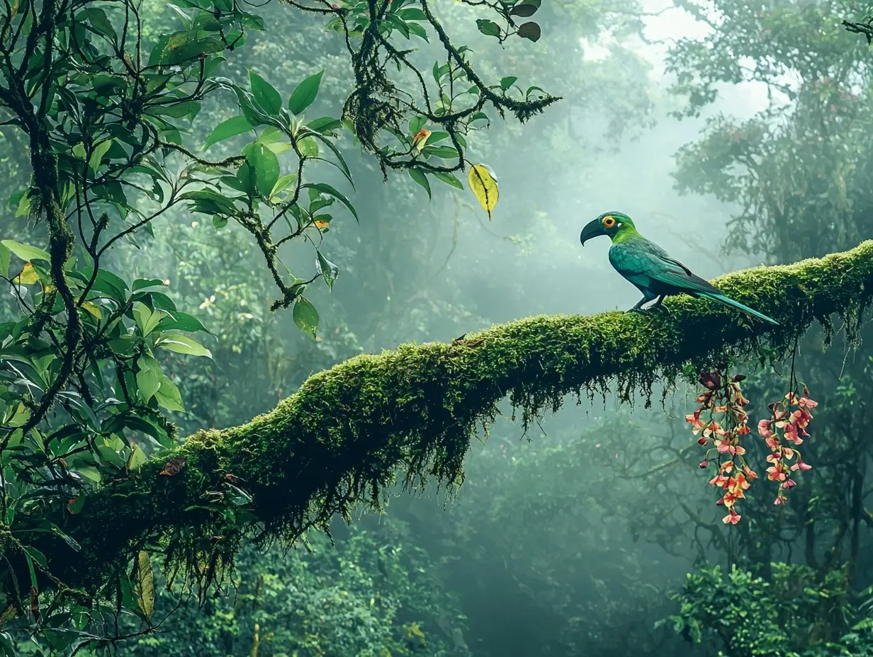 San Gerardo de Dota Nebelwald Costa Rica Vogelbeobachtung