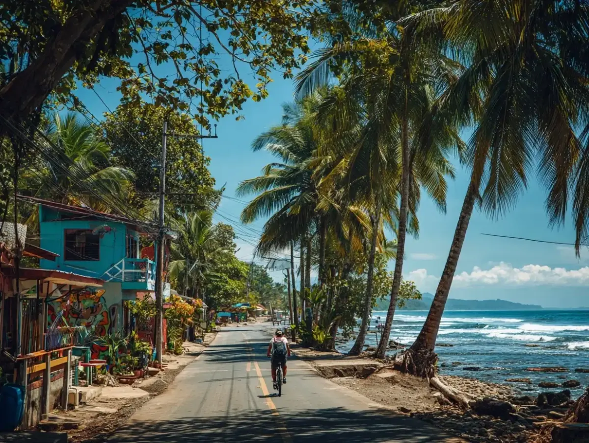 Fahrradtour Puerto Viejo Costa Rica entlang der Karibikküste