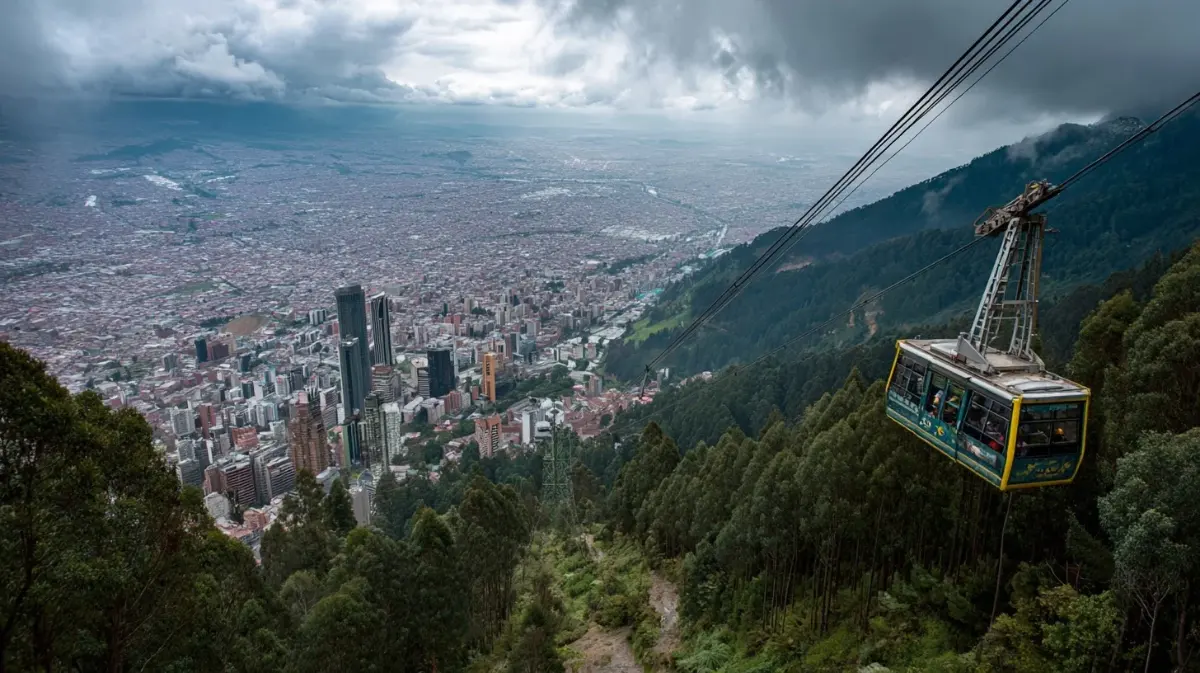 Cable Car Monserrate Bogota Colombia — Kolumbien Reise — Travel Buddies