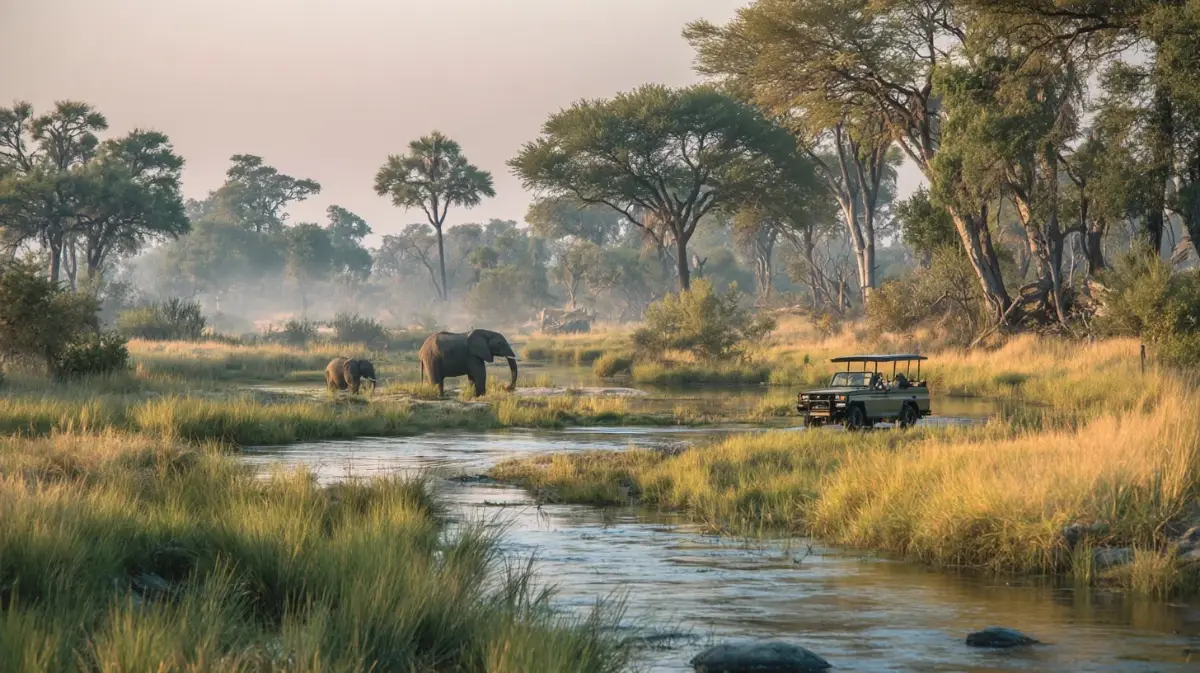 Game Drive Khwai Botswana — Botswana Reise — Travel Buddies