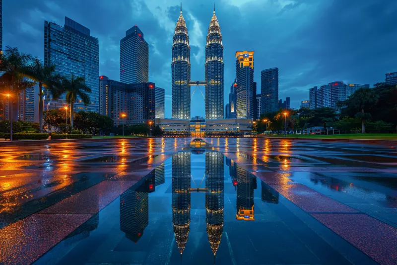 Petronas Twin Towers Kuala Lumpur Malaysia