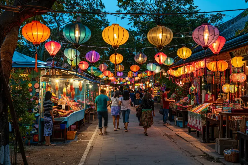Chiang Mai Nachtmarkt Thailand