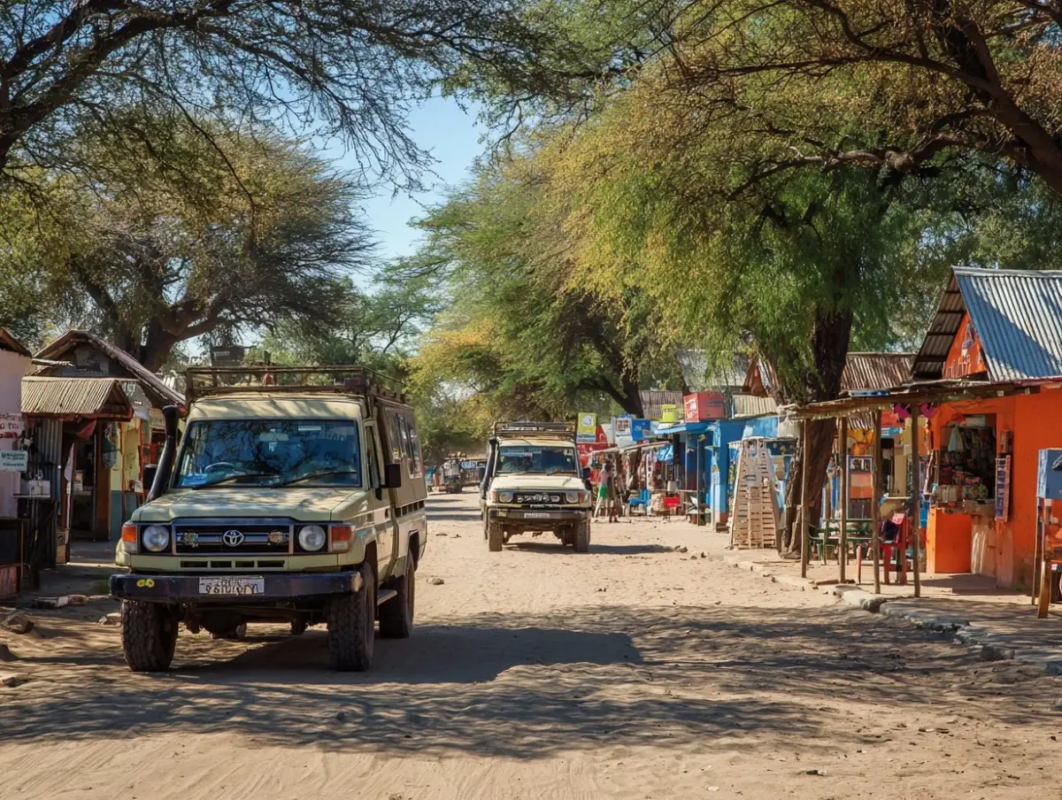 Street Scene Maun Botswana — Botswana Reise — Travel Buddies
