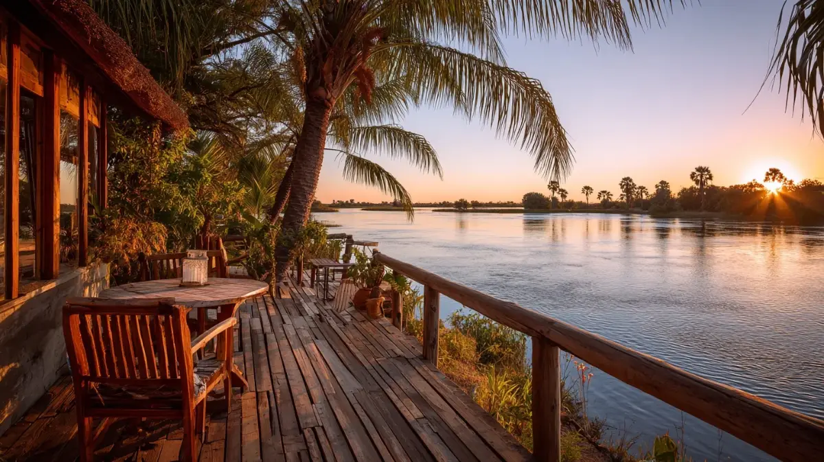Thamalakane River Sundowner Botswana — Botswana Reise — Travel Buddies