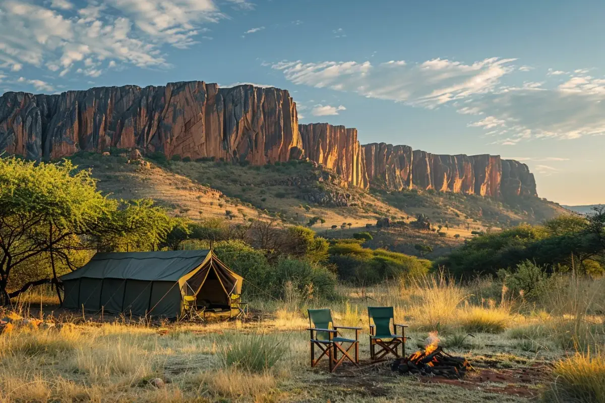Waterberg Safari Camp Red Cliffs Afternoon Light — Travel Buddies Individualreise
