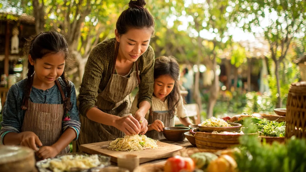 Thailändischer Kochkurs mit Familie in Chiang Mai